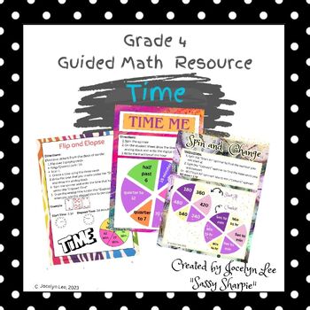 Preview of NEW ALBERTA CURRICULUM-Gr. 4 Time Guided Math Unit
