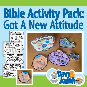 NEW ATTITUDE BIBLE ACTIVTY PACK by Davy and Jonah | TPT