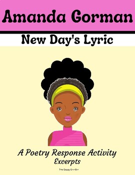 Preview of Amanda Gorman New Day's Lyric Poetry Activity