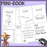 NEW! April Fools Mini-book | Coloring and Vocabulary | No Prep