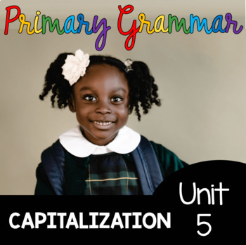 Preview of Capitalization Punctuation First Grade Grammar Kindergarten capitalizing words