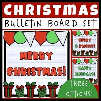Preview of Christmas Bulletin Board Set