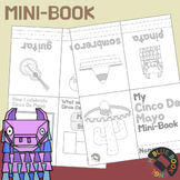 NEW! Cinco De Mayo Mini-book | Llama Coloring and Vocabula