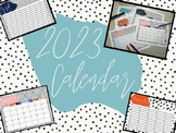 NEW! Cute Calendar and Notes Page- 2023