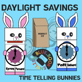 Daylight Saving Bunny Puppets | Spring Forward Time Telling Craft