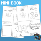 Daylight Savings Mini-book, Spring Forward Coloring and Vo
