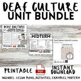 NEW - Deaf Culture Unit Bundle! (Ongoing Update)