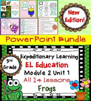 Preview of NEW EDITION Expeditionary Learning 3rd Grade PowerPoint Bundle M2U1
