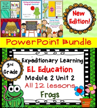 Preview of NEW EDITION Expeditionary Learning 3rd Grade PowerPoint Bundle M2U2