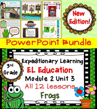 Preview of NEW EDITION Expeditionary Learning 3rd Grade PowerPoint Bundle M2U3