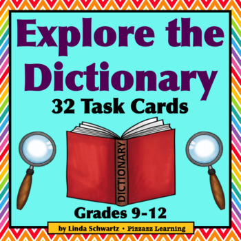 Preview of EXPLORE THE DICTIONARY • GRADES 9–12