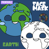 NEW! Earth Day Mask Craft - Coloring (2 Pages)