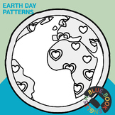 NEW! Earth Day Patterns | Earth Day Coloring Sheets