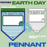 NEW! Earth Day Writing Pennant - Fact Sheet / Activity