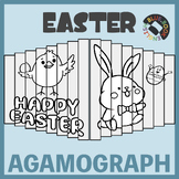 NEW! Easter Agamograph Craft | Cute Bunny Coloring Display