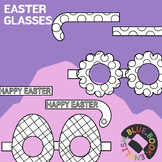NEW! Easter Egg Festive Coloring Glasses Crafts