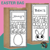 NEW! Easter Treats Brown Paper Bag Craft | Egg Coloring Ac