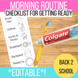 NEW *Editable* Morning Routine- Getting Dressed is Easy!