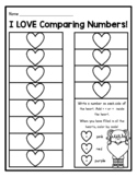 NEW! I LOVE Comparing Numbers! Valentine's Day Math Fun! A