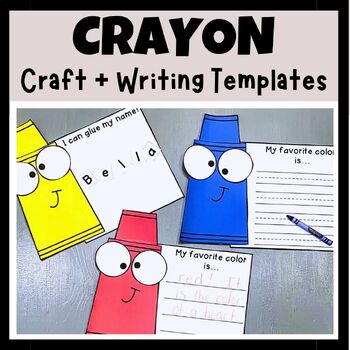 New!! Favorite Color Craft With Crayon Themed Templates Worksheets
