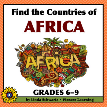 Preview of Find the Countries of Africa • GRADES 6–9