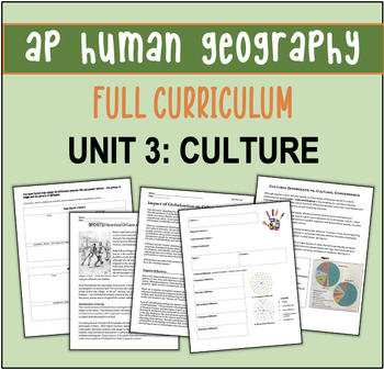 Preview of Full curriculum/Unit Plan: Unit 3 CULTURE