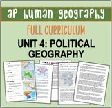 AP Human Geography Unit Plan: POLITICAL GEOGRAPHY!