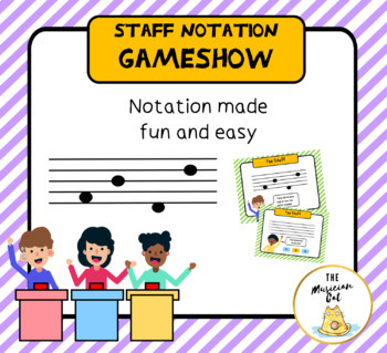 Preview of NEW! Fun and Easy Staff Notation: THE GAMESHOW