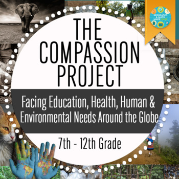 Preview of NEW! GEOGRAPHY— COMPASSION EARTH DAY PROJECT | Facing Needs Around the World