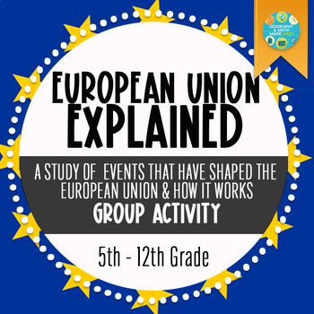 Preview of NEW! Europe Geography —  European Union Explained 