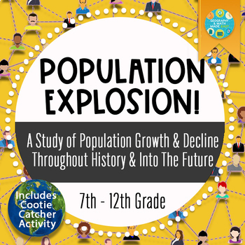 Preview of NEW! Geography — Population Explosion: A Study of Population Growth & Decline