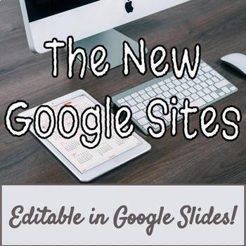 Preview of NEW Google Sites Tutorial - Student Websites - Online Distance Learning