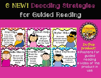 Preview of NEW! Guided Reading Strategies Posters