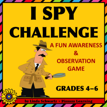 Preview of I SPY CHALLENGE  • GRADES 4–6