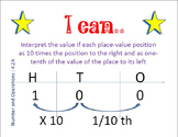 NEW I can Statements for 4th Grade Texas Math