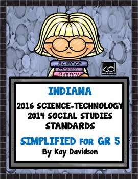Preview of Indiana Academic Standards for Fifth Grade Science and Social Studies