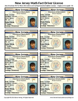 Florida drivers license template pdf