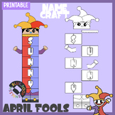 NEW! Joker Name Craft - April Fools Coloring Decoration Activity