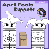 NEW! Joker Paper Bag Puppet Craft | April Fools Day Colori