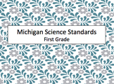 NEW! Michigan First Grade Science Standards (2015) Posters