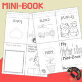 NEW! Mother's Day Mini-book | Coloring and Vocabulary | No Prep