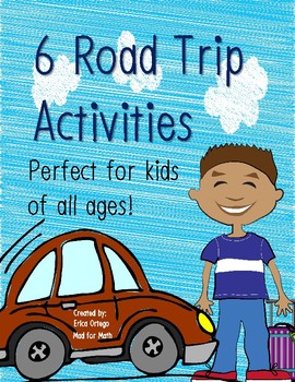 NEW! NO PREP! Road Trip Activities For Kids of All Ages!