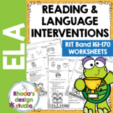 NEW: NWEA MAP Prep ELA Reading Practice Worksheets RIT Band 161-170 Testing