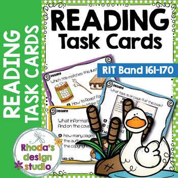 Preview of NEW: NWEA MAP Prep Reading Practice Task Cards RIT Band 161-170 Testing