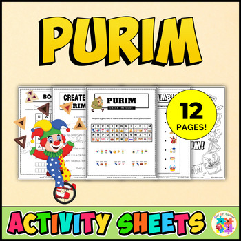 Preview of Purim Worksheets