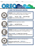 NEW!: OREO Writing Strategy Graphic Organizer | Persuasive