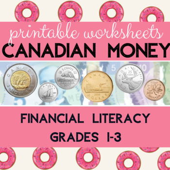 printable canadian money worksheets teachers pay teachers