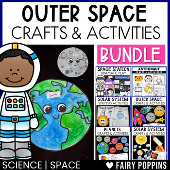 Preview of Outer Space Theme BUNDLE | Crafts, Worksheets, Bulletin Board and more!