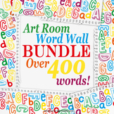 NEW! Over 400 Art Room Vocabulary Word Wall Words