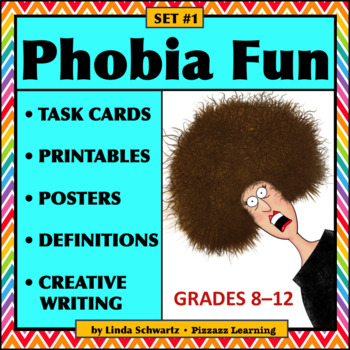 Preview of PHOBIA FUN • Set #1 • Vocabulary